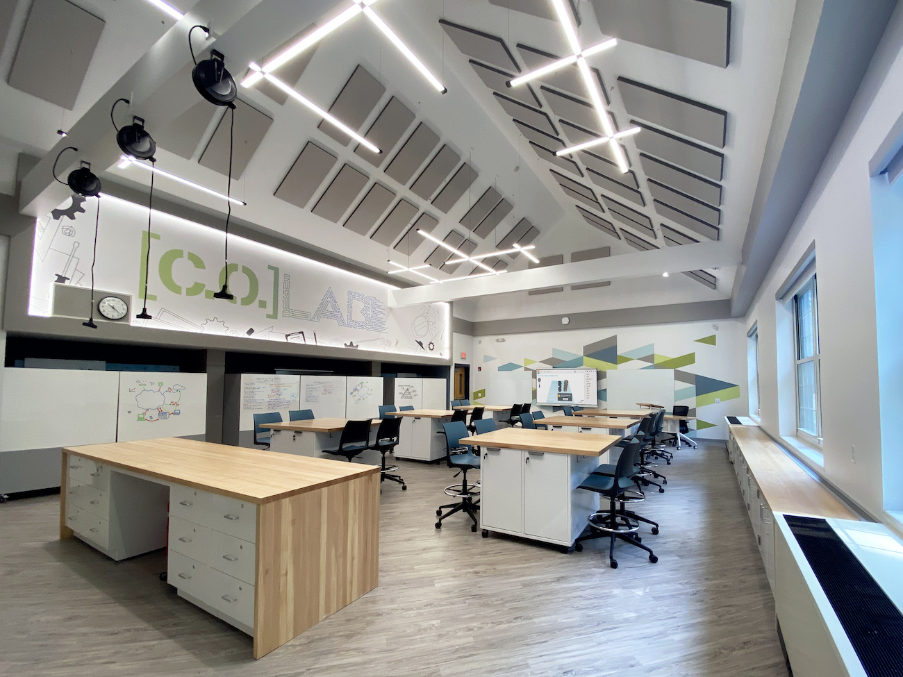 C.O. Lab at HoHoKus School Project LAN