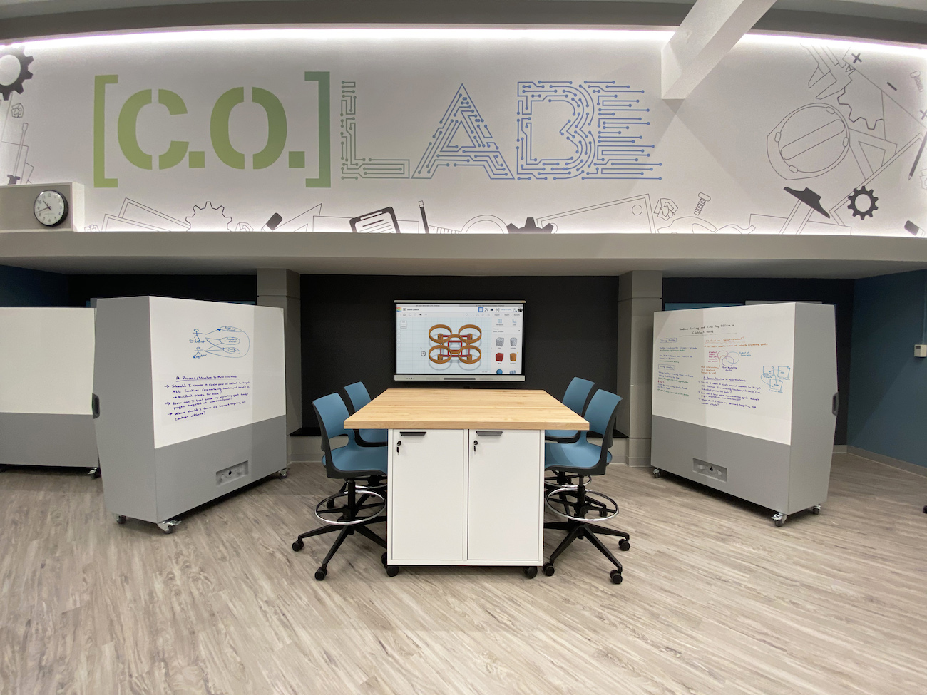 C.O. Lab at HoHoKus School Project LAN